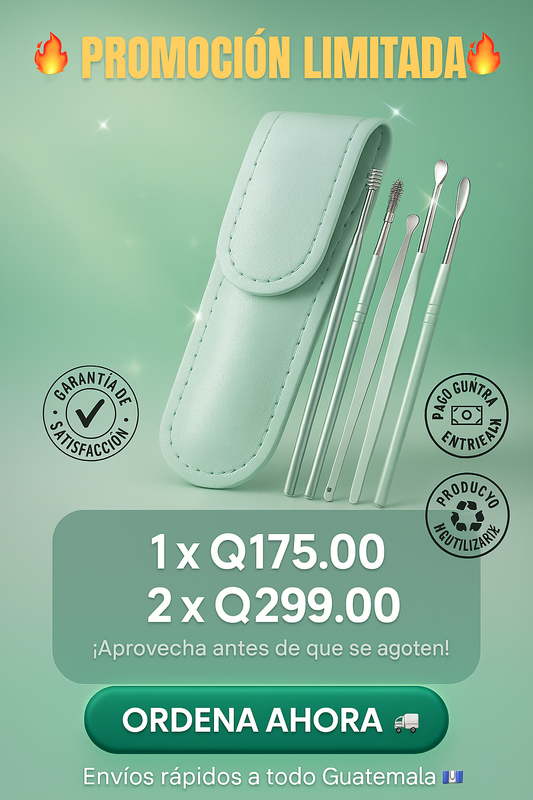 OidoClean™ – Kit de Limpieza Auditiva Profesional